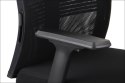 Fotel obrotowy RYDER CZARNY MECHANIZM SAMOWAŻĄCY - krzesło biurowe do biurka - TILT