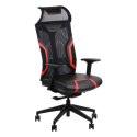 Fotel obrotowy RYDER EXTREME MECHANIZM SAMOWAŻĄCY czarny/czerwony - krzesło biurowe do biurka - TILT Fotel obrotowy RYDER EXTREME MECHANIZM SAMOWAŻĄCY czarny/czerwony - krzesło biurowe do biurka - TILT