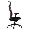 Fotel obrotowy RYDER EXTREME MECHANIZM SAMOWAŻĄCY czarny/czerwony - krzesło biurowe do biurka - TILT Fotel obrotowy RYDER EXTREME MECHANIZM SAMOWAŻĄCY czarny/czerwony - krzesło biurowe do biurka - TILT