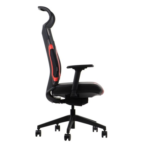 Fotel obrotowy RYDER EXTREME MECHANIZM SAMOWAŻĄCY czarny/czerwony - krzesło biurowe do biurka - TILT Fotel obrotowy RYDER EXTREME MECHANIZM SAMOWAŻĄCY czarny/czerwony - krzesło biurowe do biurka - TILT