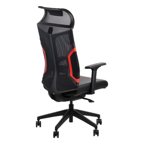 Fotel obrotowy RYDER EXTREME MECHANIZM SAMOWAŻĄCY czarny/czerwony - krzesło biurowe do biurka - TILT Fotel obrotowy RYDER EXTREME MECHANIZM SAMOWAŻĄCY czarny/czerwony - krzesło biurowe do biurka - TILT