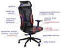 Fotel obrotowy RYDER EXTREME MECHANIZM SAMOWAŻĄCY czarny/czerwony - krzesło biurowe do biurka - TILT Fotel obrotowy RYDER EXTREME MECHANIZM SAMOWAŻĄCY czarny/czerwony - krzesło biurowe do biurka - TILT