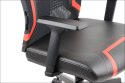 Fotel obrotowy RYDER EXTREME MECHANIZM SAMOWAŻĄCY czarny/czerwony - krzesło biurowe do biurka - TILT Fotel obrotowy RYDER EXTREME MECHANIZM SAMOWAŻĄCY czarny/czerwony - krzesło biurowe do biurka - TILT