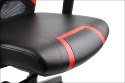 Fotel obrotowy RYDER EXTREME MECHANIZM SAMOWAŻĄCY czarny/czerwony - krzesło biurowe do biurka - TILT Fotel obrotowy RYDER EXTREME MECHANIZM SAMOWAŻĄCY czarny/czerwony - krzesło biurowe do biurka - TILT