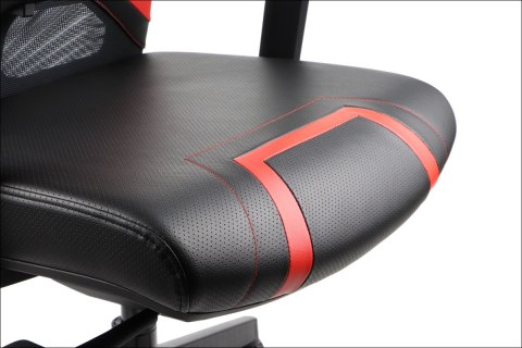 Fotel obrotowy RYDER EXTREME MECHANIZM SAMOWAŻĄCY czarny/czerwony - krzesło biurowe do biurka - TILT Fotel obrotowy RYDER EXTREME MECHANIZM SAMOWAŻĄCY czarny/czerwony - krzesło biurowe do biurka - TILT