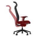 Fotel obrotowy RYDER EXTREME MECHANIZM SAMOWAŻĄCY czarny/czerwony - krzesło biurowe do biurka - TILT
