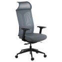 Fotel obrotowy RYDER SZARY MECHANIZM SAMOWAŻĄCY - krzesło biurowe do biurka - TILT Fotel obrotowy RYDER SZARY MECHANIZM SAMOWAŻĄCY - krzesło biurowe do biurka - TILT