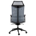 Fotel obrotowy RYDER SZARY MECHANIZM SAMOWAŻĄCY - krzesło biurowe do biurka - TILT Fotel obrotowy RYDER SZARY MECHANIZM SAMOWAŻĄCY - krzesło biurowe do biurka - TILT
