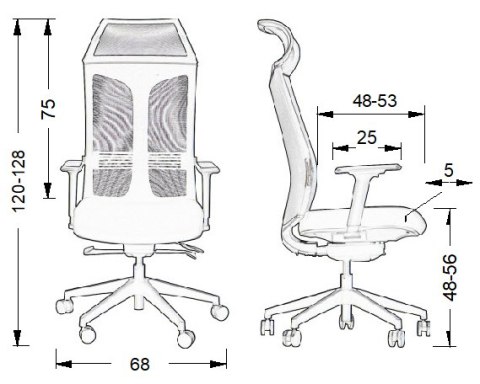Fotel obrotowy RYDER SZARY MECHANIZM SAMOWAŻĄCY - krzesło biurowe do biurka - TILT Fotel obrotowy RYDER SZARY MECHANIZM SAMOWAŻĄCY - krzesło biurowe do biurka - TILT