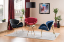 SIGNAL FOTEL MAJOR VELVET SZARY BLUVEL 14 / ZŁOTY SIGNAL FOTEL MAJOR VELVET SZARY BLUVEL 14 / ZŁOTY