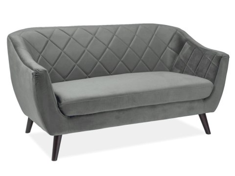 SIGNAL SOFA MOLLY 2 VELVET BEŻOWY BLUVEL 28 / WENGE (T)