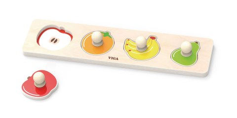 Viga Viga 44531 Pierwsze puzzle z uchwytami - owoce Viga Viga 44531 Pierwsze puzzle z uchwytami - owoce