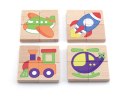 Viga Viga 50723 Zestaw puzzli magnetycznych - transport Viga Viga 50723 Zestaw puzzli magnetycznych - transport