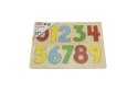 Viga Viga 58545 Puzzle układanka na podkładce cyferki Viga Viga 58545 Puzzle układanka na podkładce cyferki