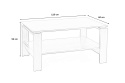 Halmar ława ANDREA dąb votan MDF laminowany110x60 Halmar ława ANDREA dąb votan MDF laminowany110x60