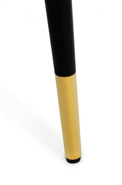 King Home Hoker tapicerowany DIEGO 65 czarny - welur, podstawa metalowa czarno złota King Home Hoker tapicerowany DIEGO 65 czarny - welur, podstawa metalowa czarno złota