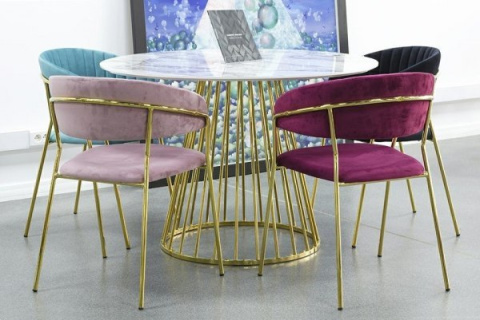 King Home Krzesło MARGO SILVER czarne - welur, podstawa chromowana do jadalni recepcji restauracji King Home Krzesło MARGO SILVER czarne - welur, podstawa chromowana do jadalni recepcji restauracji
