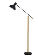 Light&Living Lampa podłogowa Tiffin naturalny czarny Light&Living Lampa podłogowa Tiffin naturalny czarny
