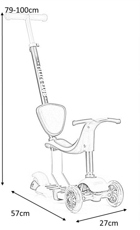 Milly Mally Hulajnoga Scooter Jeździk Pojazd Little Star Green Zielony Czarny aluminium hamulec świecące koła 2 lata+ Milly Mally Hulajnoga Scooter Jeździk Pojazd Little Star Green Zielony Czarny aluminium hamulec świecące koła 2 lata+