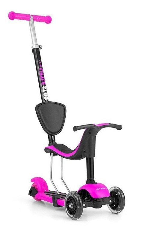 Milly Mally Scooter Hulajnoga Pojazd Jeździk Little Star Orange Pomarańczowy aluminium świecące koła hamulec 2 lata+ 3 w 1 Milly Mally Scooter Hulajnoga Pojazd Jeździk Little Star Orange Pomarańczowy aluminium świecące koła hamulec 2 lata+ 3 w 1