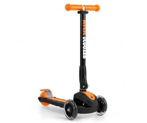 Milly Mally Scooter Magic Orange Hulajnoga Jeździk Pomarańczowo-Czarna, balansowa trójkołowa Milly Mally Scooter Magic Orange Hulajnoga Jeździk Pomarańczowo-Czarna, balansowa trójkołowa