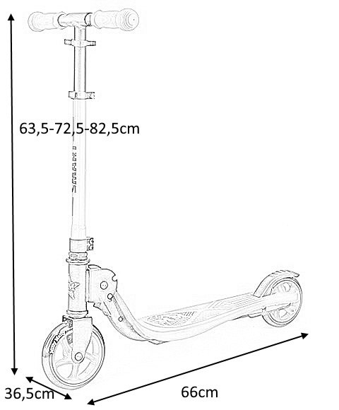Milly Mally Scooter Smart Blue Hulajnoga dwukołowa Milly Mally Scooter Smart Blue Hulajnoga dwukołowa