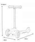 HULAJNOGA TRÓJKOŁOWA JEŹDZIK Scooter REGULOWANA Zapp Deep Blue Milly Mally NIEBIESKA