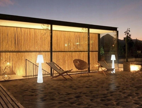 LAMPA PODŁOGOWA LOLA 165 biała - LED - RGB wbudowana bateria Z PILOTEM NEW GARDEN DO WNĘTRZ I NA ZEWNĄTRZ LAMPA PODŁOGOWA LOLA 165 biała - LED - RGB wbudowana bateria Z PILOTEM NEW GARDEN DO WNĘTRZ I NA ZEWNĄTRZ