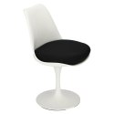 D2.DESIGN Krzesło Tul białe/czarna poduszka D2.DESIGN Krzesło Tul białe/czarna poduszka