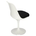 D2.DESIGN Krzesło Tul białe/czarna poduszka D2.DESIGN Krzesło Tul białe/czarna poduszka