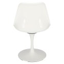 D2.DESIGN Krzesło Tul białe/czarna poduszka D2.DESIGN Krzesło Tul białe/czarna poduszka