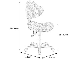 SIGNAL FOTEL OBROTOWY Q-G2 TEXT