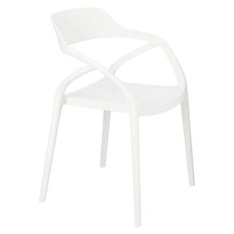 D2.DESIGN Krzesło Salo białe mat tworzywo PP sztapluje się do jadalni restauracji recepcji kuchni D2.DESIGN Krzesło Salo białe mat tworzywo PP sztapluje się do jadalni restauracji recepcji kuchni