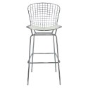 D2.DESIGN Stołek barowy Harry biała poduszka D2.DESIGN Stołek barowy Harry biała poduszka