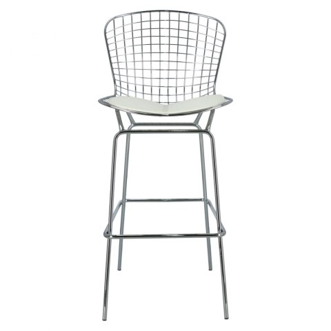D2.DESIGN Stołek barowy Harry biała poduszka D2.DESIGN Stołek barowy Harry biała poduszka