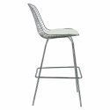 D2.DESIGN Stołek barowy Harry biała poduszka D2.DESIGN Stołek barowy Harry biała poduszka