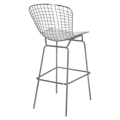 D2.DESIGN Stołek barowy Harry biała poduszka D2.DESIGN Stołek barowy Harry biała poduszka