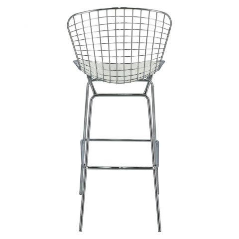 D2.DESIGN Stołek barowy Harry biała poduszka D2.DESIGN Stołek barowy Harry biała poduszka