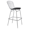 D2.DESIGN Stołek barowy Harry czarna poduszka D2.DESIGN Stołek barowy Harry czarna poduszka
