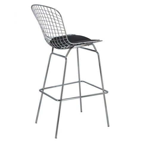 D2.DESIGN Stołek barowy Harry czarna poduszka D2.DESIGN Stołek barowy Harry czarna poduszka