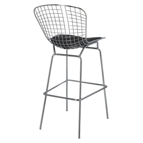 D2.DESIGN Stołek barowy Harry czarna poduszka D2.DESIGN Stołek barowy Harry czarna poduszka