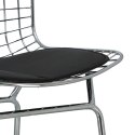 D2.DESIGN Stołek barowy Harry czarna poduszka D2.DESIGN Stołek barowy Harry czarna poduszka