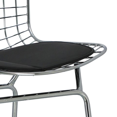 D2.DESIGN Stołek barowy Harry czarna poduszka D2.DESIGN Stołek barowy Harry czarna poduszka