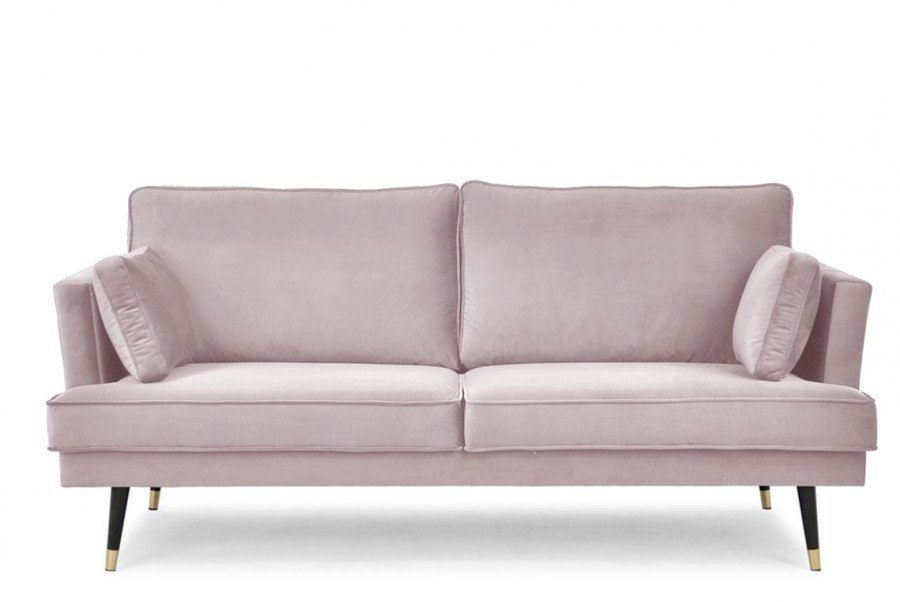 Frankhauer Frankhauer Sofa trzyosobowa SHEILA różowy Frankhauer Frankhauer Sofa trzyosobowa SHEILA różowy