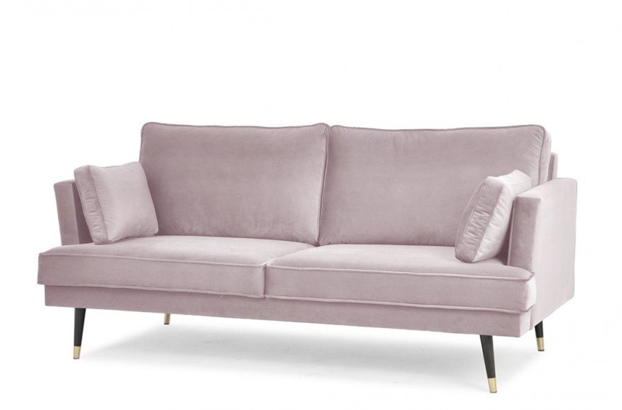 Frankhauer Frankhauer Sofa trzyosobowa SHEILA różowy Frankhauer Frankhauer Sofa trzyosobowa SHEILA różowy