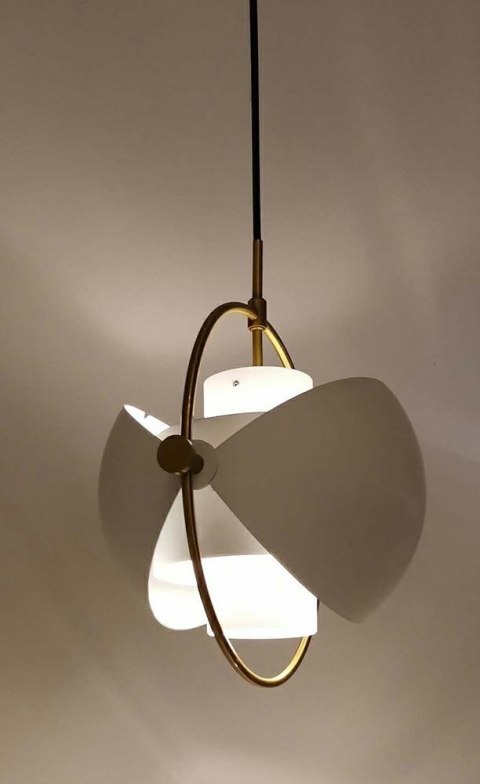 King Home Lampa wisząca VARIA biała - stal węglowa King Home Lampa wisząca VARIA biała - stal węglowa