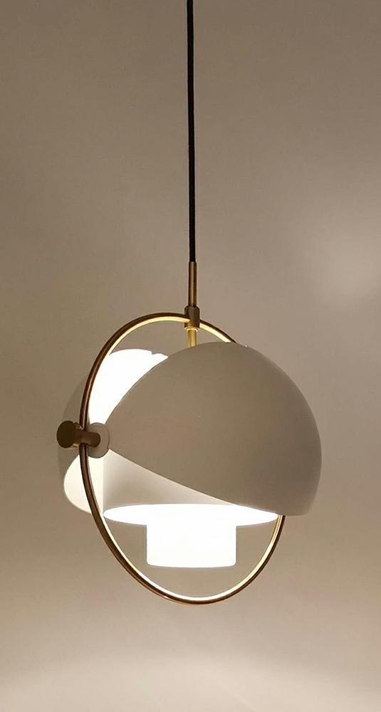 King Home Lampa wisząca VARIA biała - stal węglowa King Home Lampa wisząca VARIA biała - stal węglowa