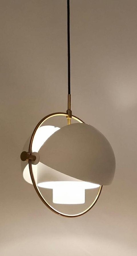 King Home Lampa wisząca VARIA biała - stal węglowa King Home Lampa wisząca VARIA biała - stal węglowa