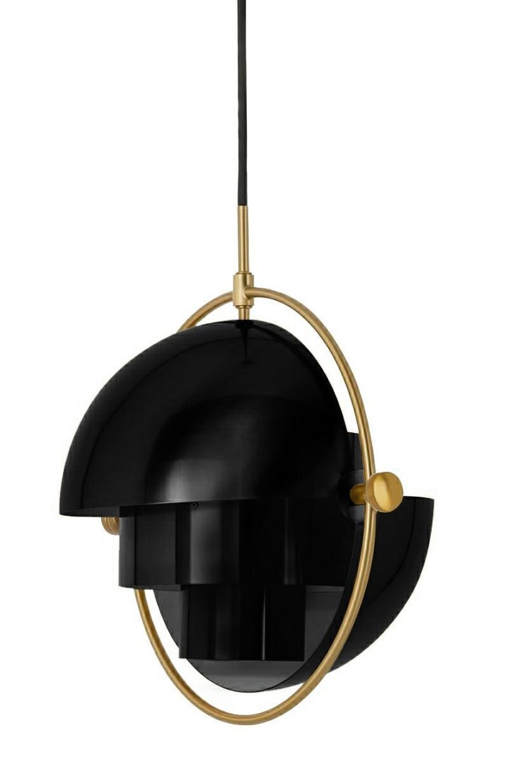 King Home Lampa wisząca VARIA czarna - stal węglowa King Home Lampa wisząca VARIA czarna - stal węglowa