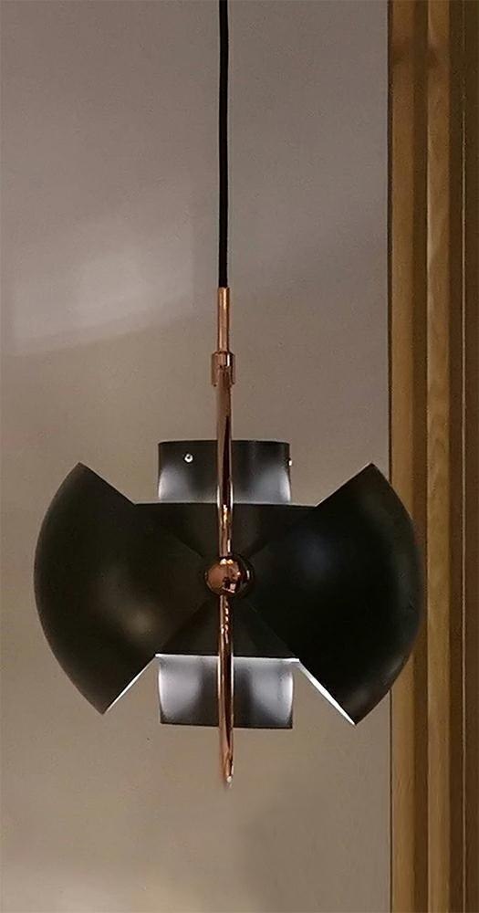 King Home Lampa wisząca VARIA czarna - stal węglowa King Home Lampa wisząca VARIA czarna - stal węglowa